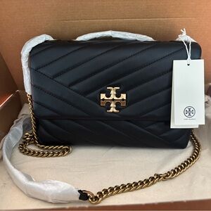 Tory Burch Black Quilted Shoulder Bag
